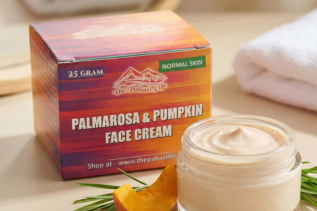 Palmarosa & Pumpkin Face Cream (Normal Skin) - Certified Organic