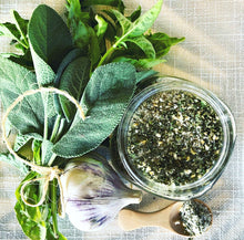 Load image into Gallery viewer, Sage Infused Himalayan Pink Salt