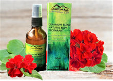 Load image into Gallery viewer, Geranium Blend Natural Body Deodorant - Certified Organic