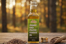 Load image into Gallery viewer, Cold Pressed Flaxseed Oil (Certified Organic)