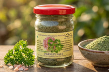 Load image into Gallery viewer, Parsley Infused Himalayan Pink Salt