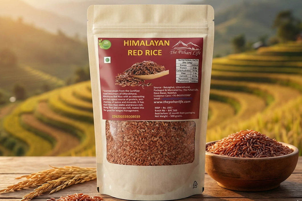 Himalayan Red Rice/ The Pahari Life