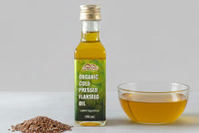 Load image into Gallery viewer, Cold Pressed Flaxseed Oil (Certified Organic)