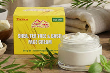 Load image into Gallery viewer, Shea, Teatree &amp; Basil Face Cream (Oily Skin) - Certified Organic