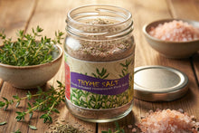 Load image into Gallery viewer, Thyme Infused Himalayan Pink Salt