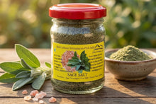 Load image into Gallery viewer, Sage Infused Himalayan Pink Salt