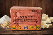 Load image into Gallery viewer, Kaolin Clay Goat Milk Soap (Certified Organic Ingredients) - Sensitive Skin.
