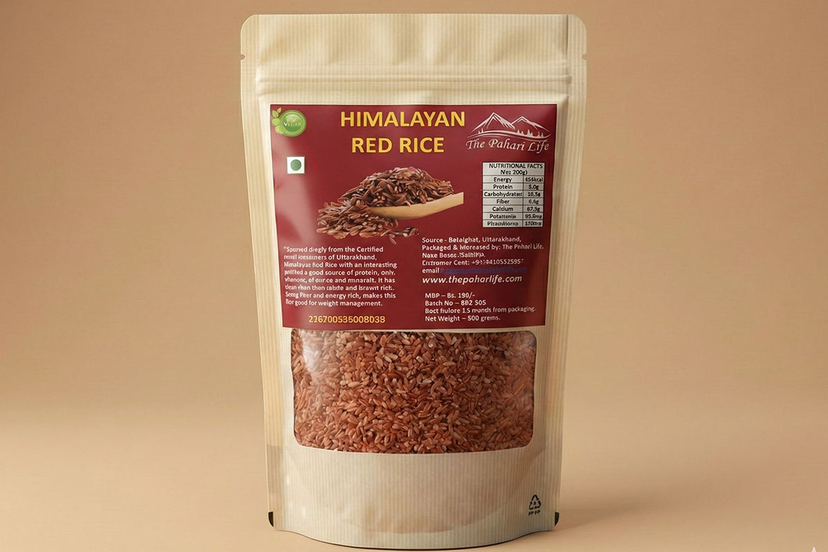Himalayan Red Rice/ The Pahari Life