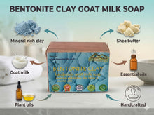 Load image into Gallery viewer, Bentonite Clay Goat Milk Soap (Certified Organic Ingredients) - Oily Skin.
