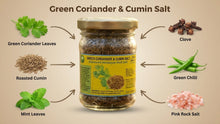 Load image into Gallery viewer, Green Coriander (Dhaniya) &amp; Cumin (Jeera) Salt