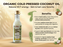 Load image into Gallery viewer, Cold Pressed Coconut Oil (Certified Organic)