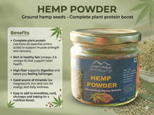 Load image into Gallery viewer, Hemp (Bhang) Protein Powder (Hand Ground Hemp Seeds)