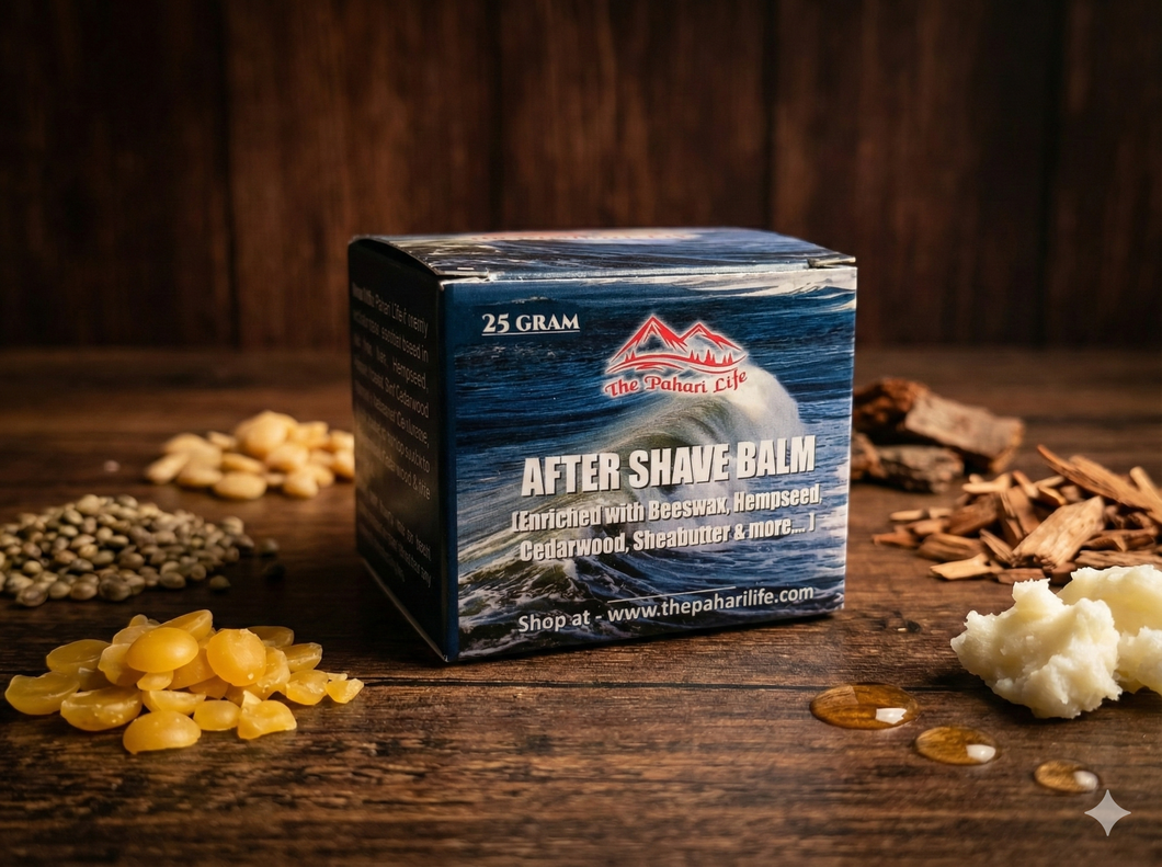 After Shave Balm with Cedarwood - 100% Natural & Certified Organic Ingredients