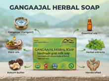 Load image into Gallery viewer, Gangaajal Herbal Soap (Certified Organic Ingredients) - Oily Skin.