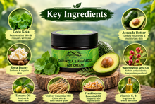 Load image into Gallery viewer, Gotukola (Brahmi) &amp; Avacado Face Cream (Aged Skin) - Certified Organic