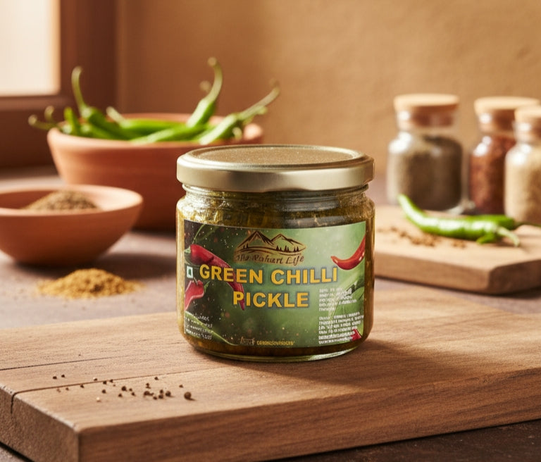 Pahari Homemade Green Chilli Pickle