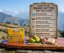 Load image into Gallery viewer, Mango Butter Goat Milk Soap - Cold Pressed &amp; Certified Organic