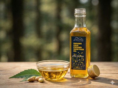 Cold Pressed Neem Seed Oil - (Certified Organic)