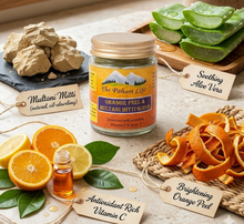 Load image into Gallery viewer, Orange Peel &amp; Multani Mitti Scrub (100% Natural Ingredients)