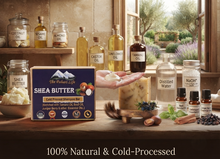 Load image into Gallery viewer, Shea Butter Goat Milk Shampoo Bar - Cold Pressed &amp; Certified Organic