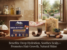 Load image into Gallery viewer, Shea Butter Goat Milk Shampoo Bar - Cold Pressed &amp; Certified Organic