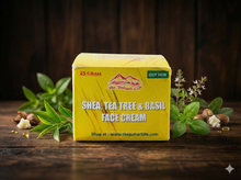 Load image into Gallery viewer, Shea, Teatree &amp; Basil Face Cream (Oily Skin) - Certified Organic