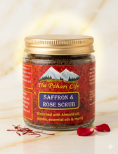 Load image into Gallery viewer, Saffron &amp; Rose Scrub (100% Natural Ingredients)