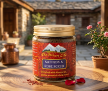 Load image into Gallery viewer, Saffron &amp; Rose Scrub (100% Natural Ingredients)