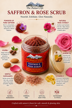 Load image into Gallery viewer, Saffron &amp; Rose Scrub (100% Natural Ingredients)