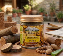 Load image into Gallery viewer, Sandalwood Scrub (100% Natural Ingredients)