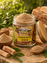 Load image into Gallery viewer, Sandalwood Scrub (100% Natural Ingredients)
