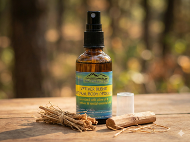 Vetiver Blend Natural Body Deodorant - Certified Organic