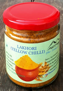 Organic Lakhori (Yellow Chilli) Powder