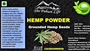 Organic Hemp (Bhang) Protein Powder (Hand Ground Hemp Seeds)