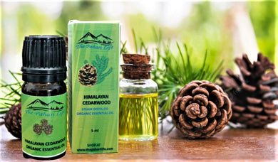 Himalayan Cedarwood Steam Distilled Essential Oil - (Certified Organic)