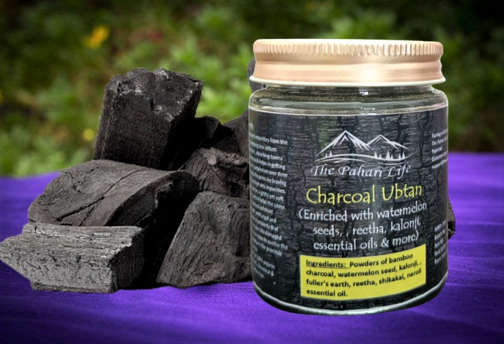 Charcoal Ubtan -  100% Natural & Organic.