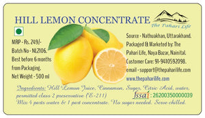 Hill Lemon Concentrate