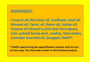 Himalayan Herbs Soap (Certified Organic Ingredients) - Normal Skin.