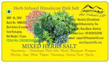 Load image into Gallery viewer, Mixed Herbs Infused Himalayan Pink Salt