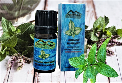 Himalayan Peppermint Steam Distilled Edible Essential Oil - (Certified Organic)
