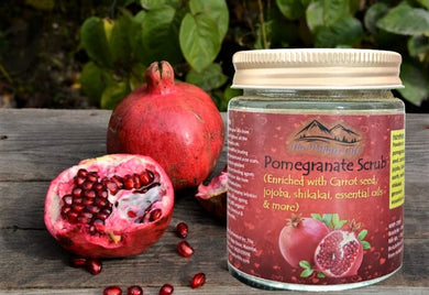 Pomegranate Scrub - 100% Natural & Organic.