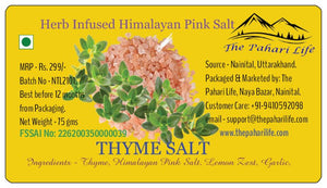 Thyme Infused Himalayan Pink Salt
